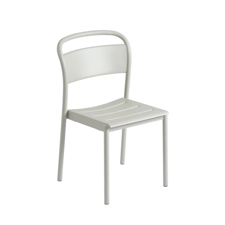 Chaise extérieur LINEAR STEEL Gris MUUTO