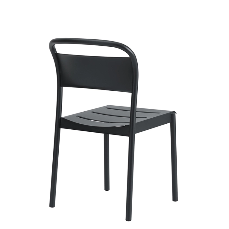 Chaise extérieur LINEAR STEEL Noir MUUTO