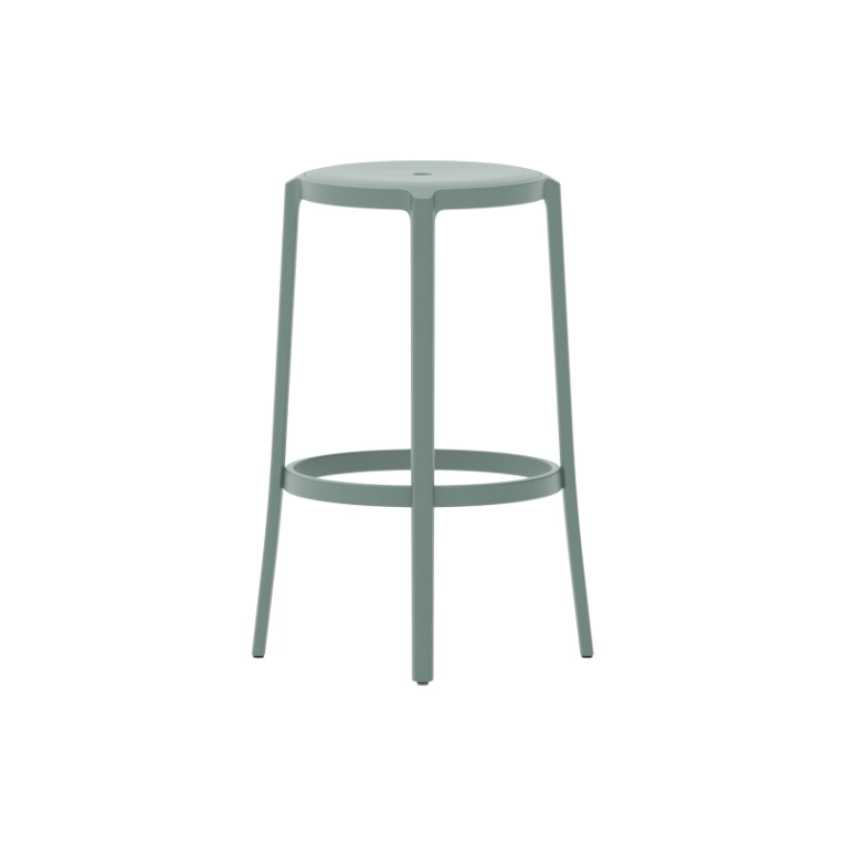 Tabouret haut ON & ON Bleu clair EMECO