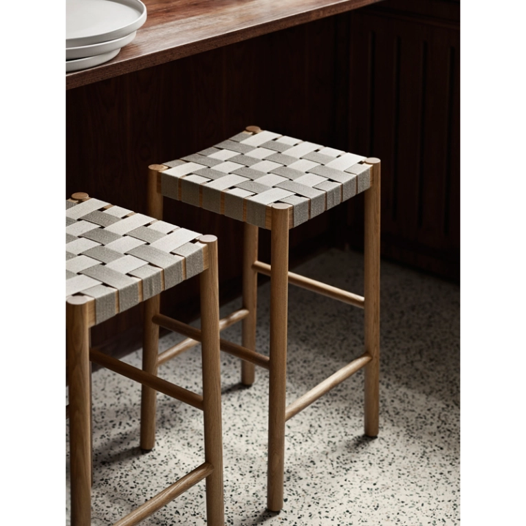 Tabouret haut BETTY Chêne AND TRADITION