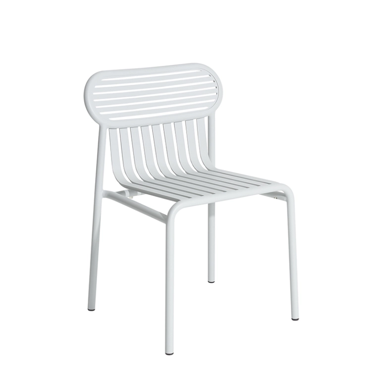 Chaise extérieur WEEK-END Gris perle PETITE FRITURE