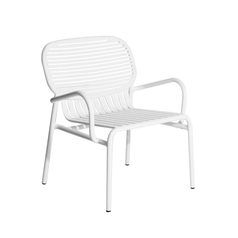 Fauteuil extérieur WEEK-END Blanc PETITE FRITURE
