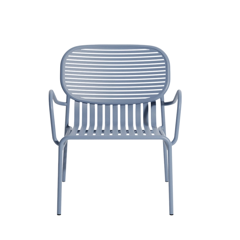 Fauteuil extérieur WEEK-END Bleu pigeon PETITE FRITURE