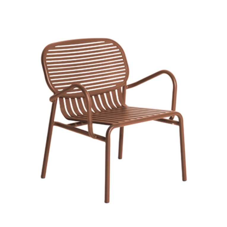 Fauteuil extérieur WEEK-END Terracotta PETITE FRITURE