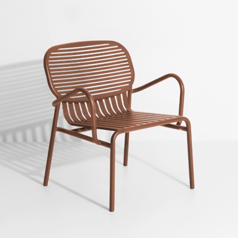 Fauteuil extérieur WEEK-END Terracotta PETITE FRITURE