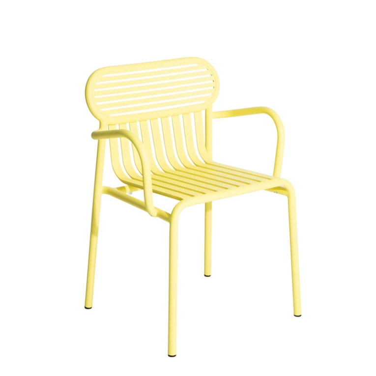 Chaise extérieur WEEK-END Jaune PETITE FRITURE