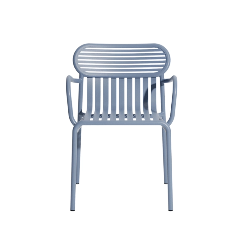 Chaise extérieur WEEK-END Bleu pigeon PETITE FRITURE