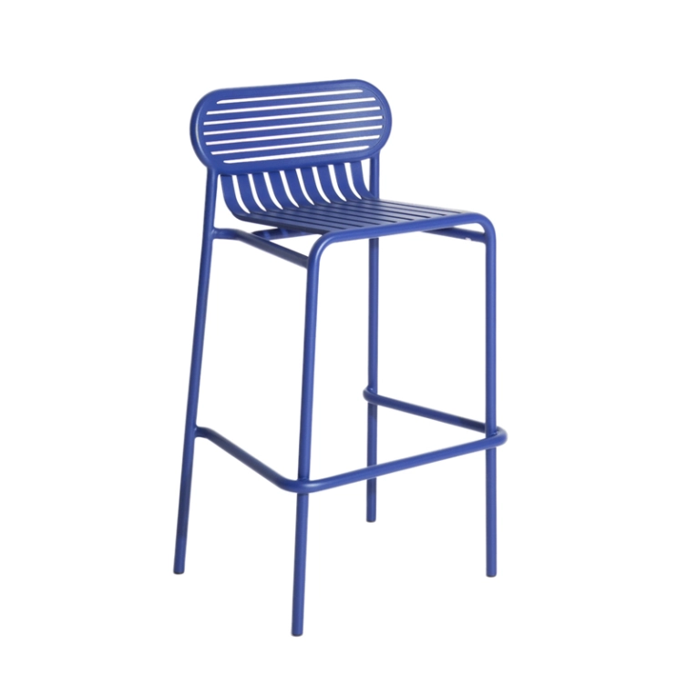 Tabouret haut WEEK-END Bleu PETITE FRITURE