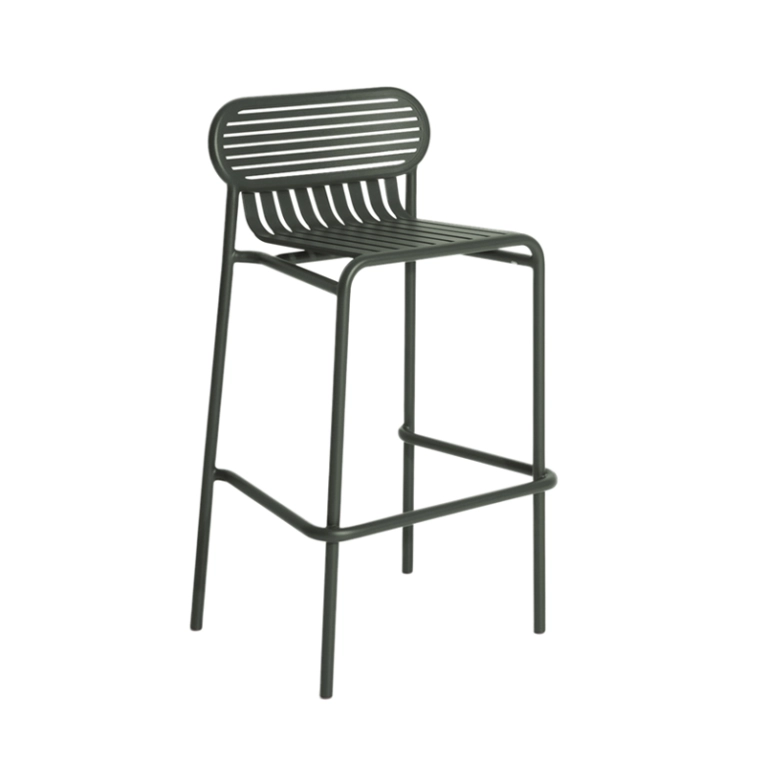 Tabouret haut WEEK-END Vert bouteille PETITE FRITURE