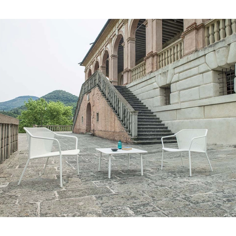 Fauteuil extérieur DARWIN Marron d'Inde EMU