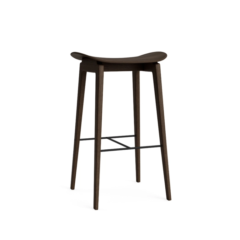 Tabouret haut NY11 Chêne fumé foncé  NORR11