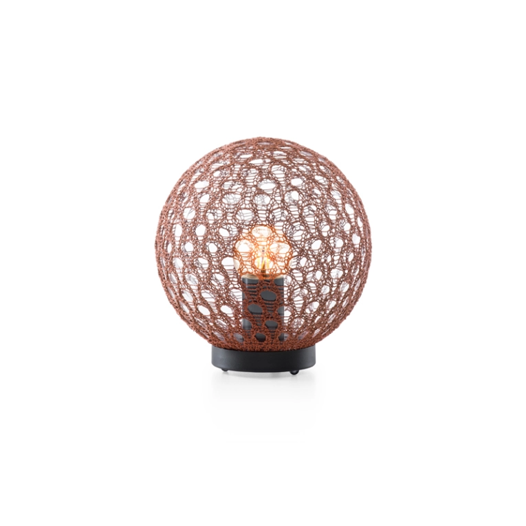 Lampe à poser MONSIEUR LEBONNET Ø 30 Brique TRIBU