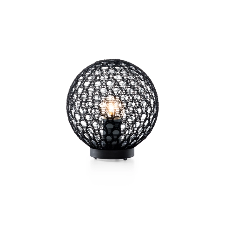 Lampe à poser MONSIEUR LEBONNET Ø 30 Wengé TRIBU