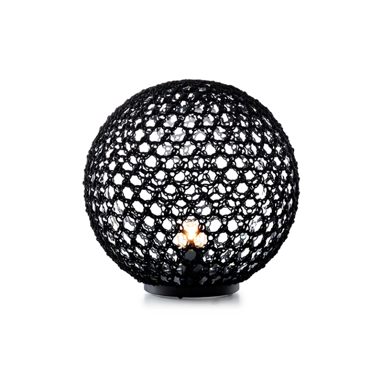Lampe à poser MONSIEUR LEBONNET Ø 60 Wengé TRIBU