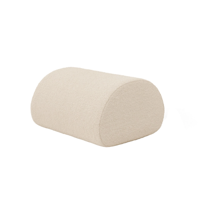 Pouf ROULI Bouclé Blanc cassé FERM LIVING