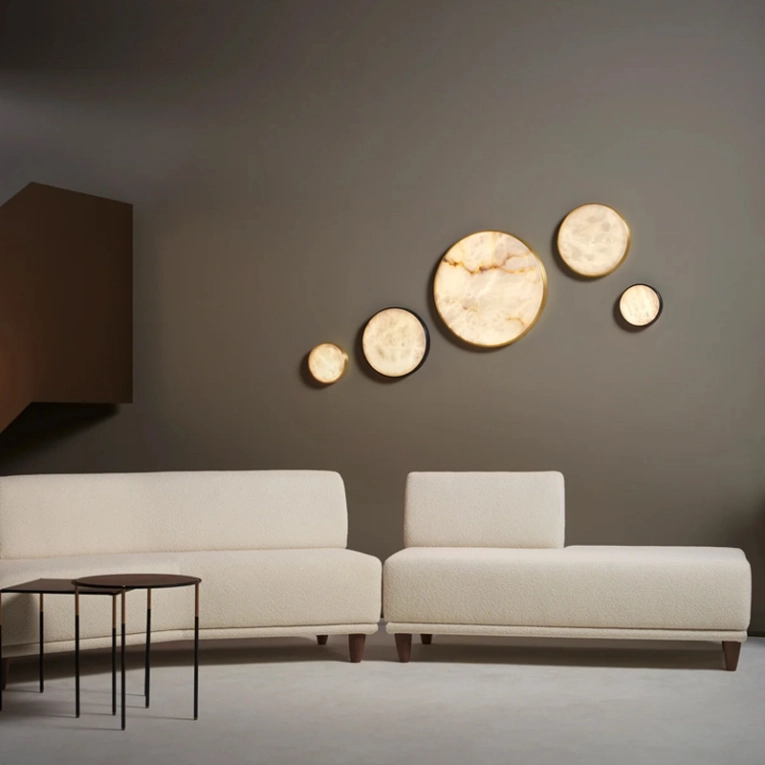 Applique ANVERS Medium Laiton satiné CTO LIGHTING