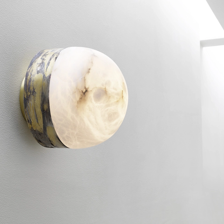 Applique LUCID 200 Laiton oxydé argenté CTO LIGHTING