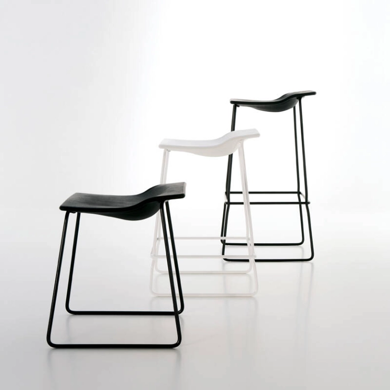 Tabouret haut LAST MINUTE Noir VICCARBE