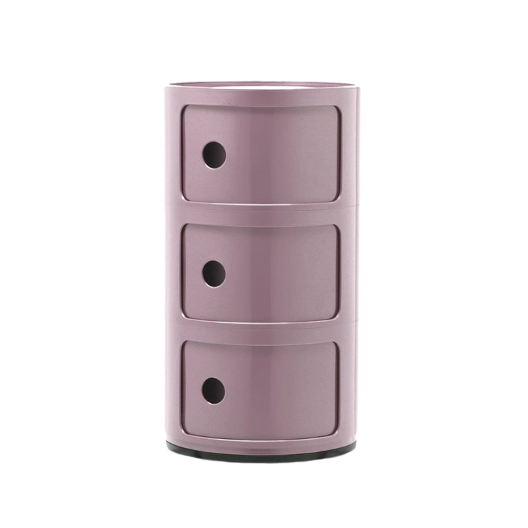 Meuble de rangement COMPONIBILI 3 tiroirs Mauve KARTELL