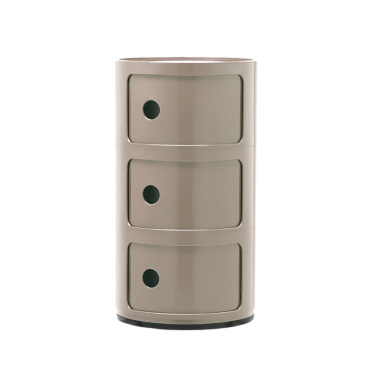 Meuble de rangement COMPONIBILI 3 tiroirs Tourterelle KARTELL