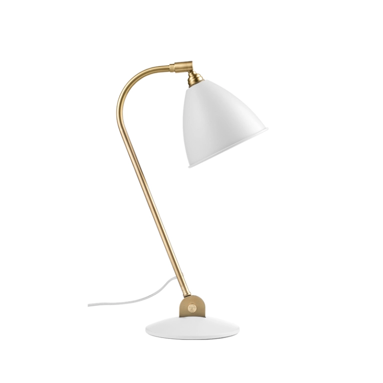 Lampe à poser BESTLITE BL2 Laiton/ blanc GUBI