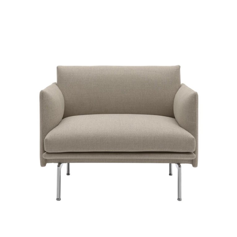 Fauteuil OUTLINE Tissu Fiord 151 MUUTO