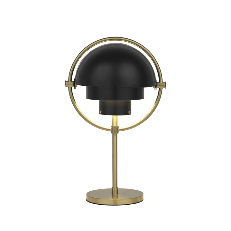 Lampe à poser MULTI-LITE Portable Laiton/ noir GUBI