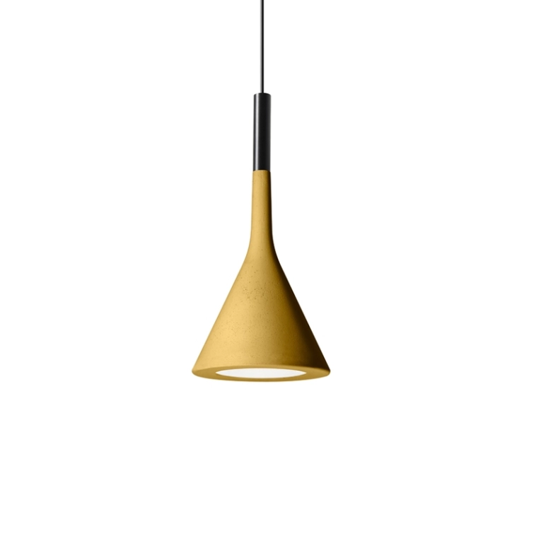 Suspension APLOMB Jaune sable FOSCARINI