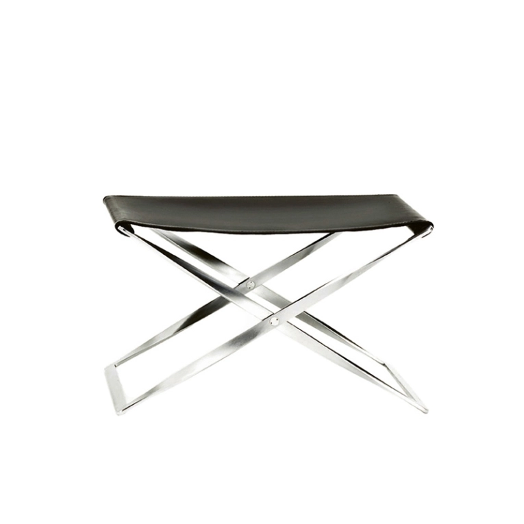 Tabouret PK91 Noir FRITZ HANSEN