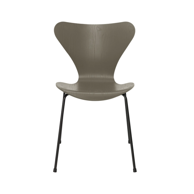 Chaise SERIE 7 Frêne teinté Vert olive FRITZ HANSEN
