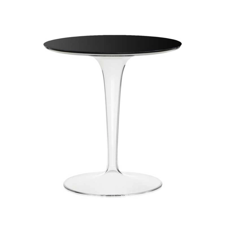 Table d'appoint guéridon TIP TOP Noir brillant KARTELL
