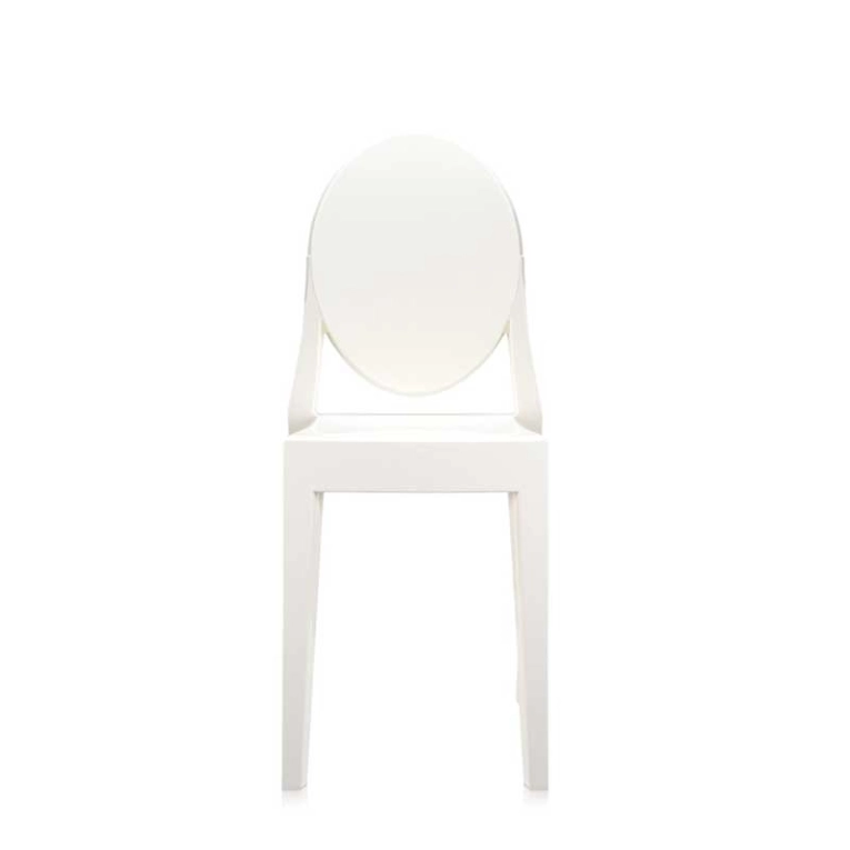 Chaise VICTORIA GHOST Blanc brillant KARTELL