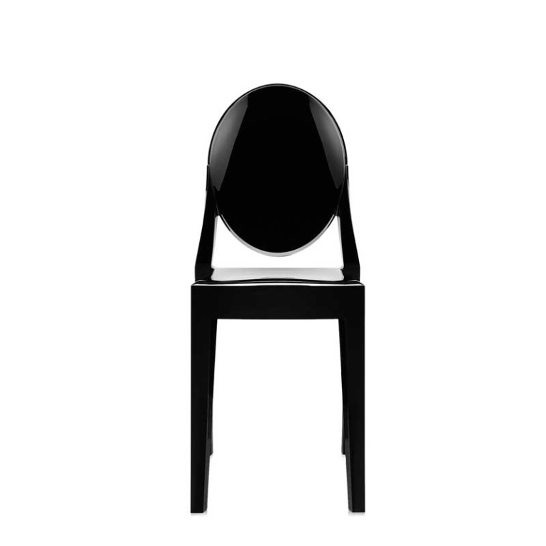 Chaise VICTORIA GHOST Noir brillant KARTELL