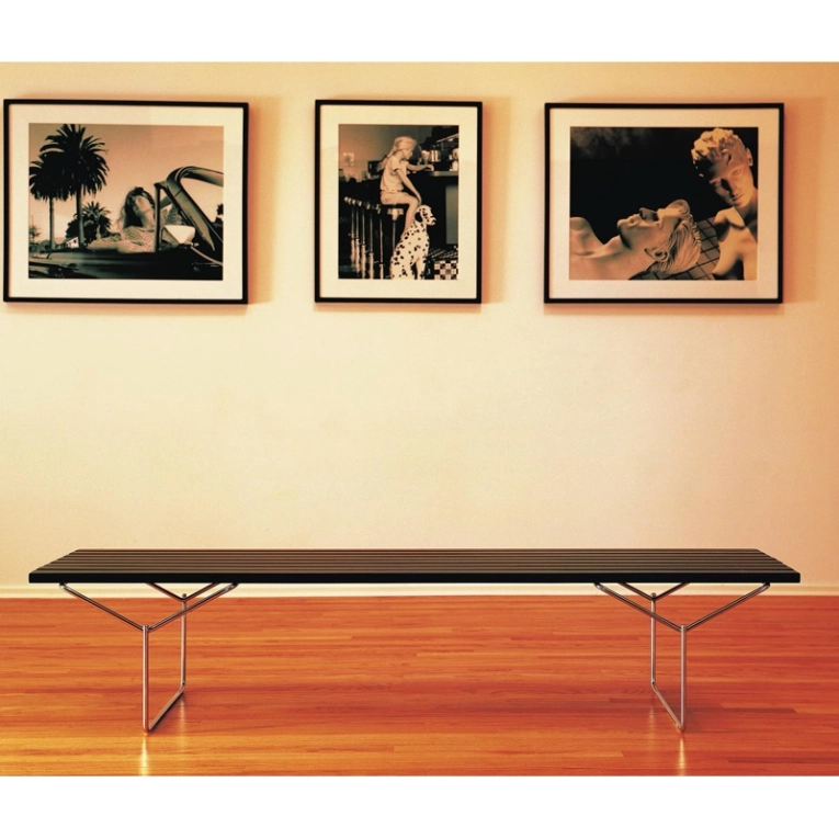 Banc BERTOIA Noir KNOLL