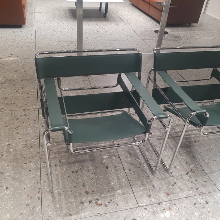 Fauteuil WASSILY Vert Bauhaus KNOLL