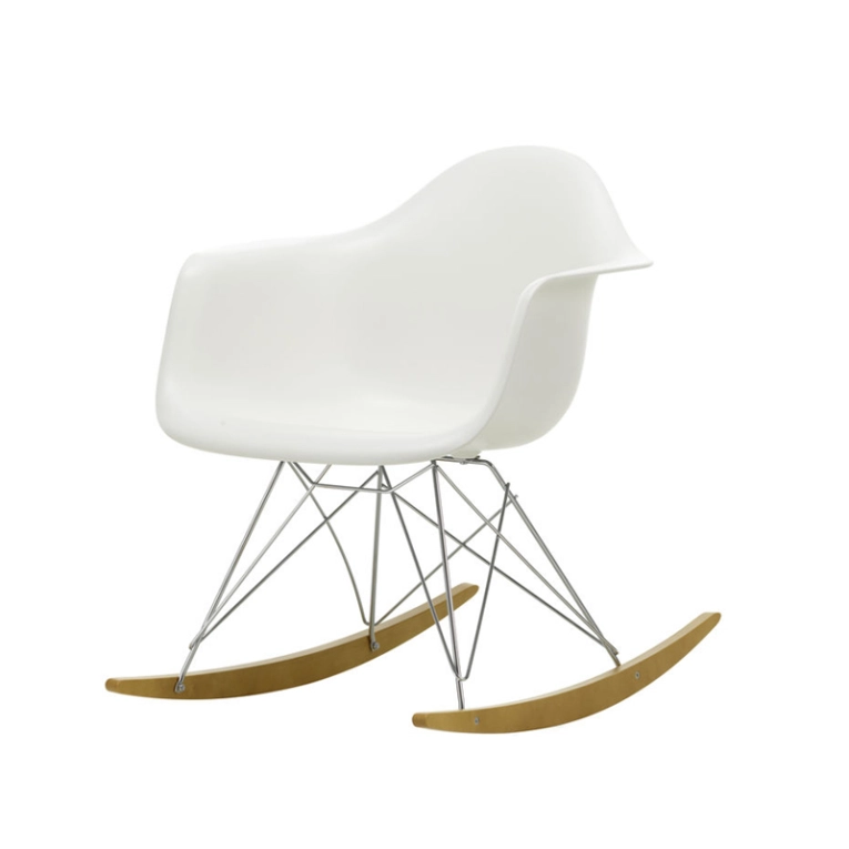 Fauteuil EAMES PLASTIC ARMCHAIR RAR Blanc VITRA