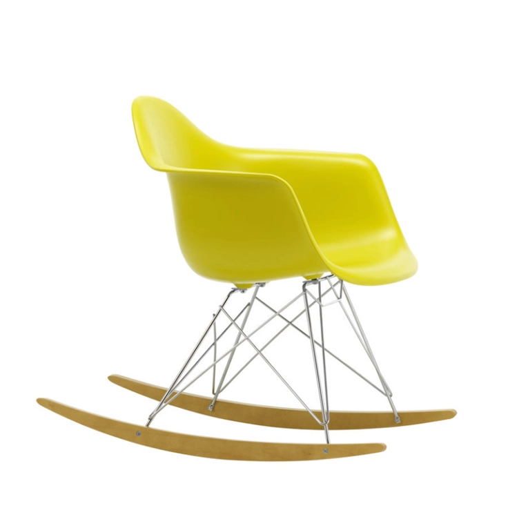 Fauteuil EAMES PLASTIC ARMCHAIR RAR Moutarde RE VITRA