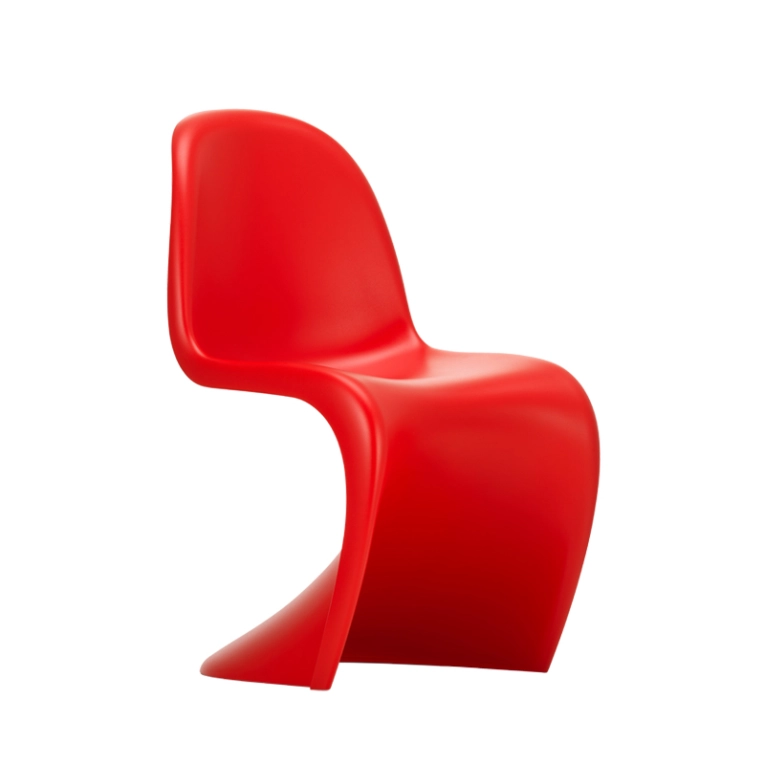 Chaise PANTON Rouge classique VITRA