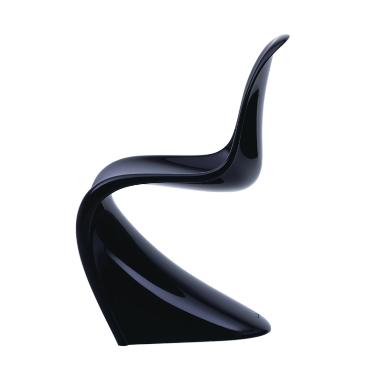 Chaise PANTON CHAIR CLASSIC Noir VITRA