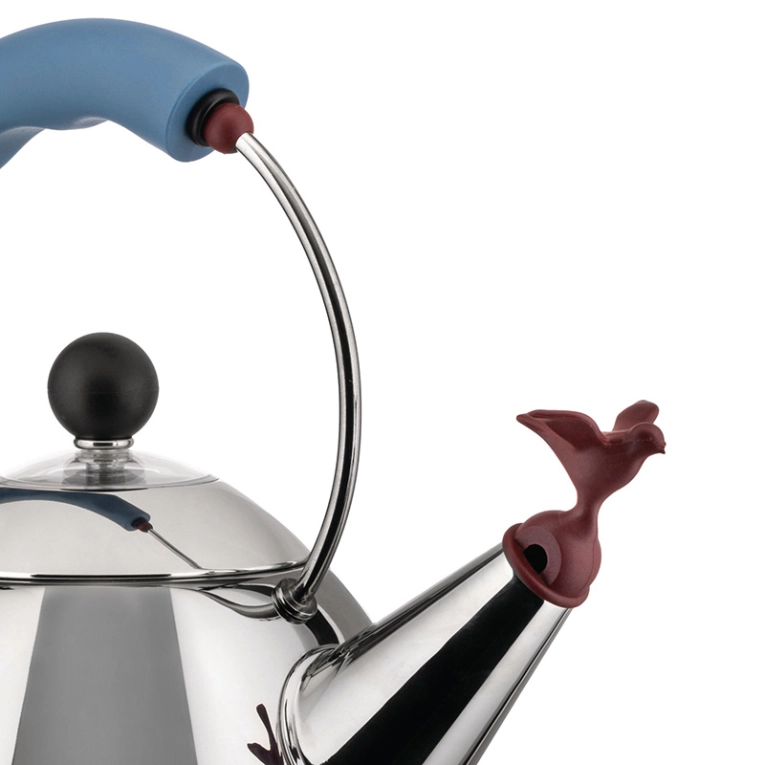 Café & Thé Bouilloire 9093 Bleu clair ALESSI