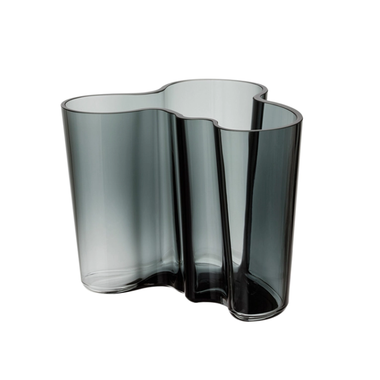 Vase Vase AALTO H 16 Gris foncé IITTALA
