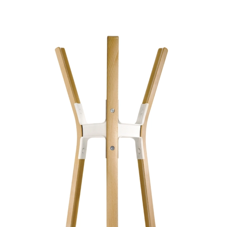 Porte-manteau Portemanteau STEELWOOD Blanc, bois MAGIS