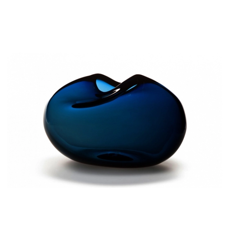 Vase Vase PEBBLES Bleu nuit WHEN OBJECTS WORK