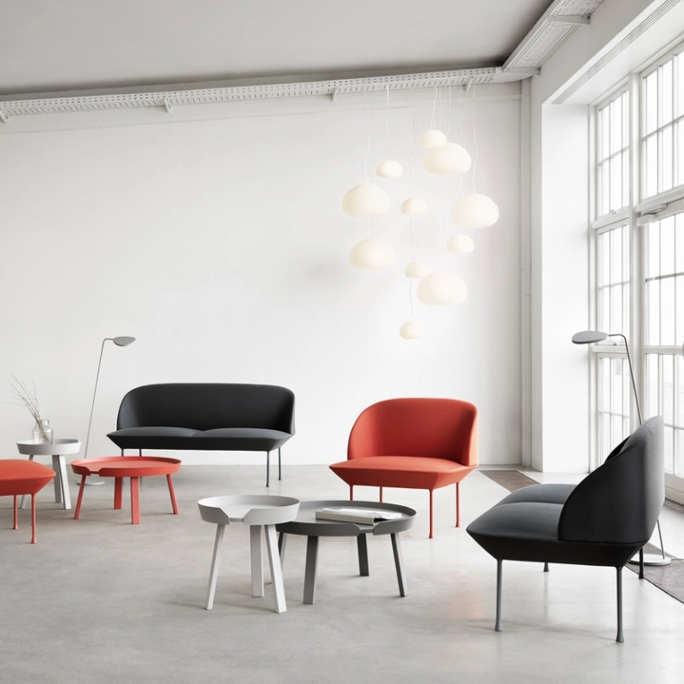 Table basse AROUND L Blanc MUUTO