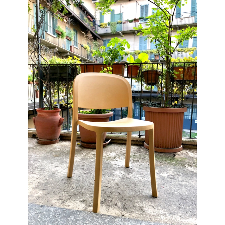 Chaise 1 INCH RECLAIMED Orange EMECO