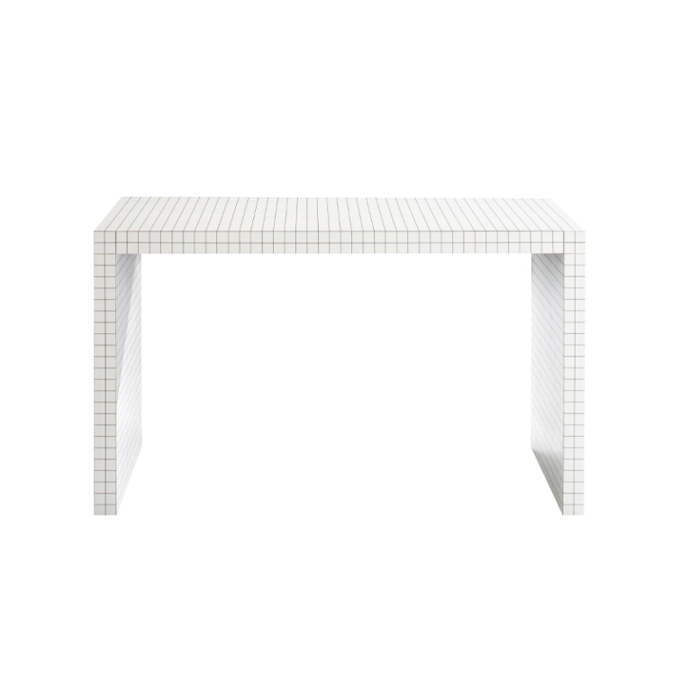 Bureau QUADERNA 132x54 Blanc ZANOTTA