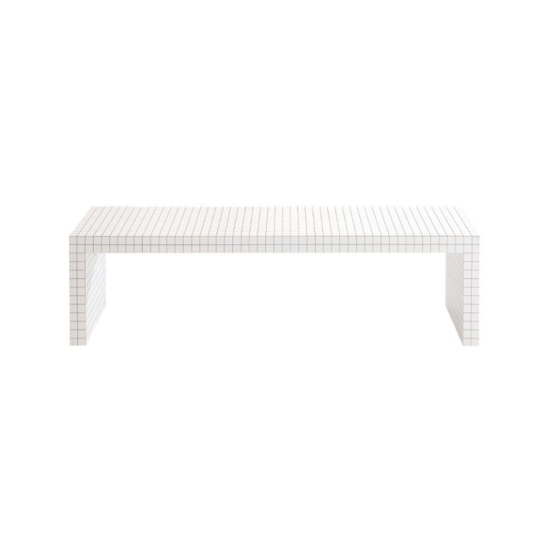 Table basse QUADERNA 150x42 Blanc ZANOTTA