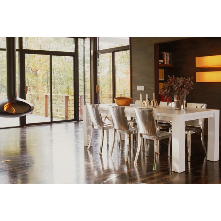 Chaise HUDSON Aluminium poli EMECO