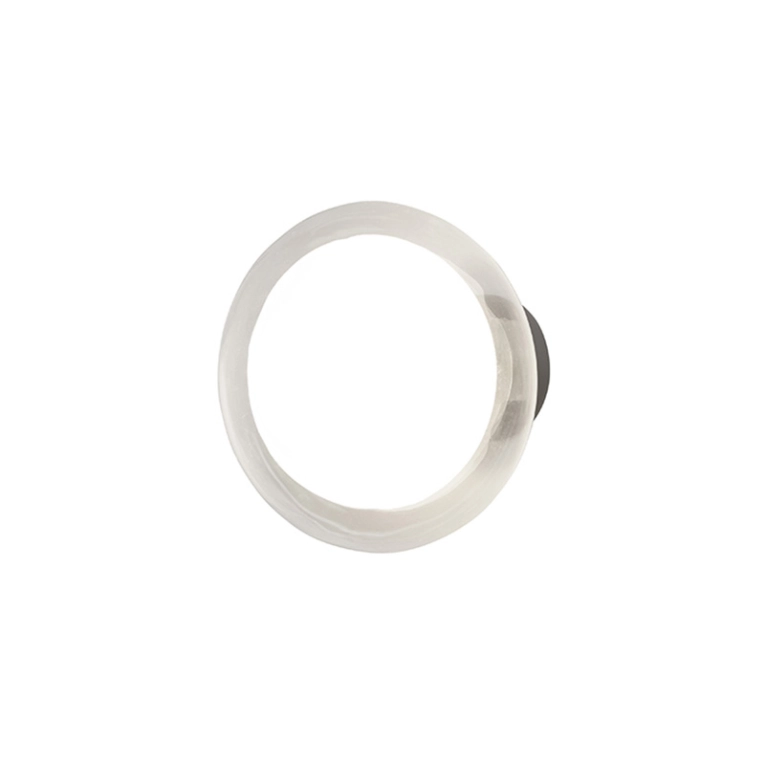 Applique NABILA 552.42 Laiton brossé / verre transparent TOOY