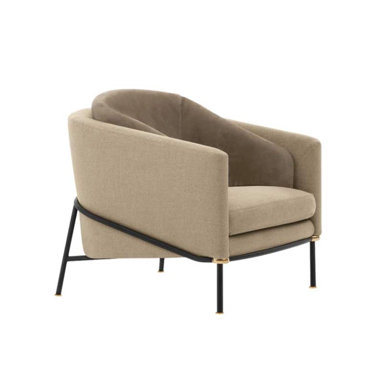 Fauteuil FIL NOIR MINOTTI
